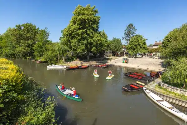 L'embarcadère de la Venise Verte au port du Mazeau
